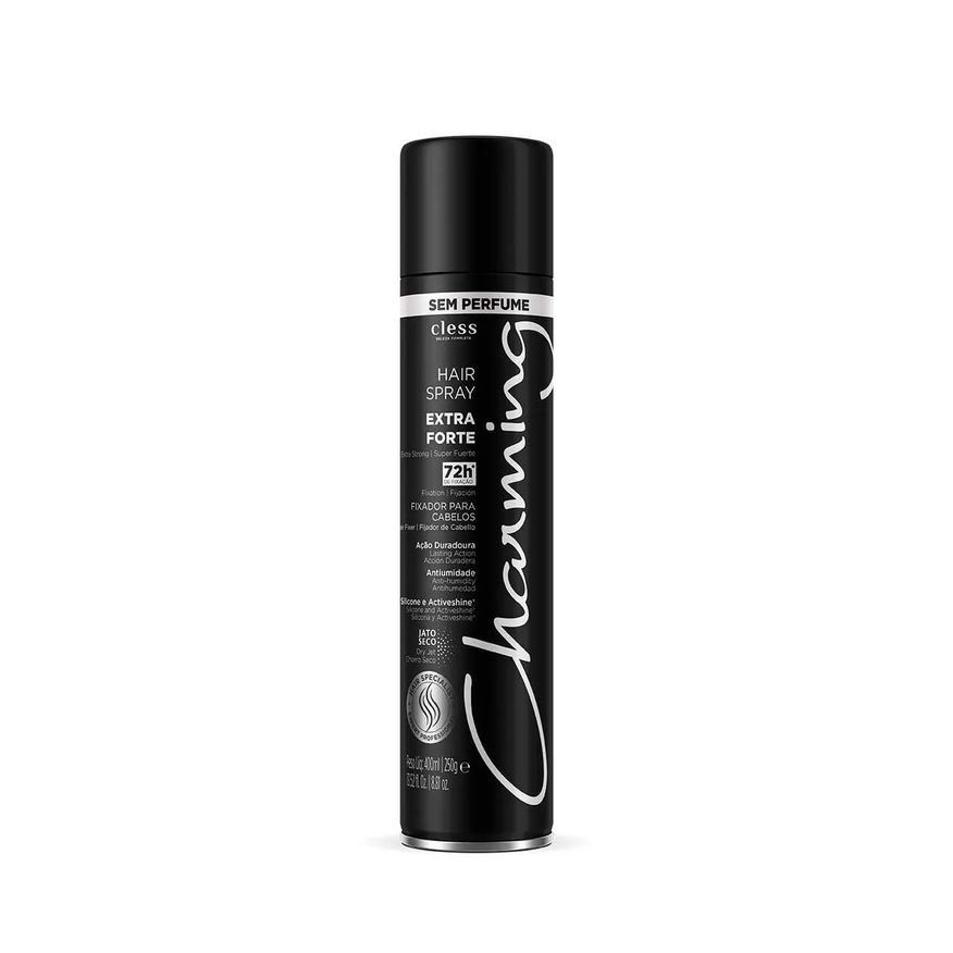 de Spray Cabelo Charming Black 400ml