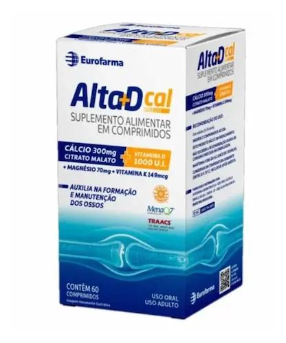 Alimentar Suplemento Alta D + Cal – 60 Comprimidos