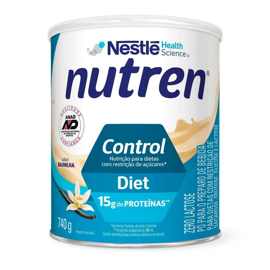 Alimentar Suplemento Nutren Control Baunilha Pó 740g
