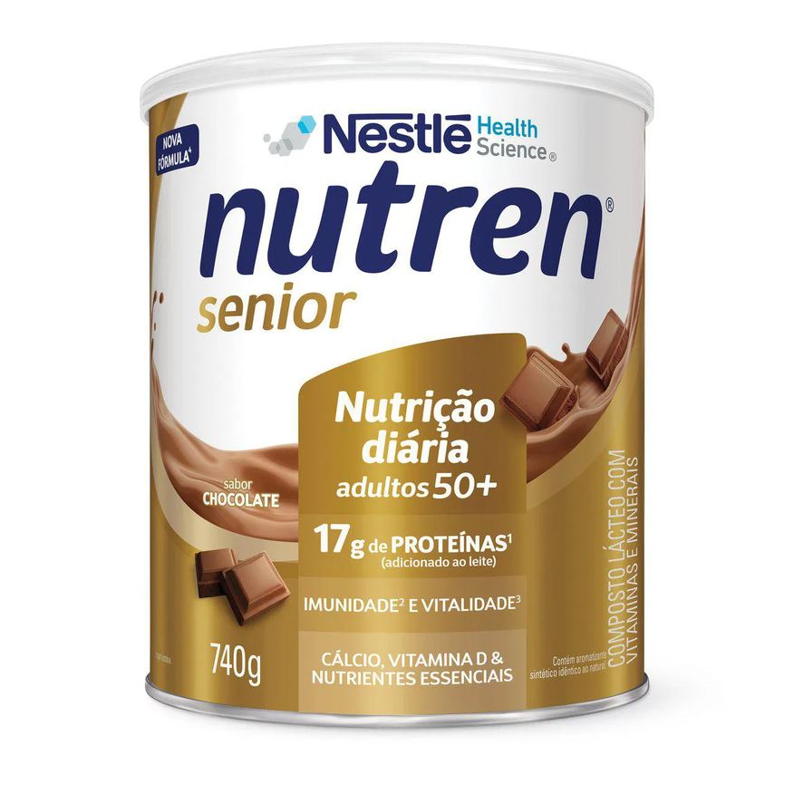 Alimentar Suplemento Nutren Sênior 50+ Chocolate 740g