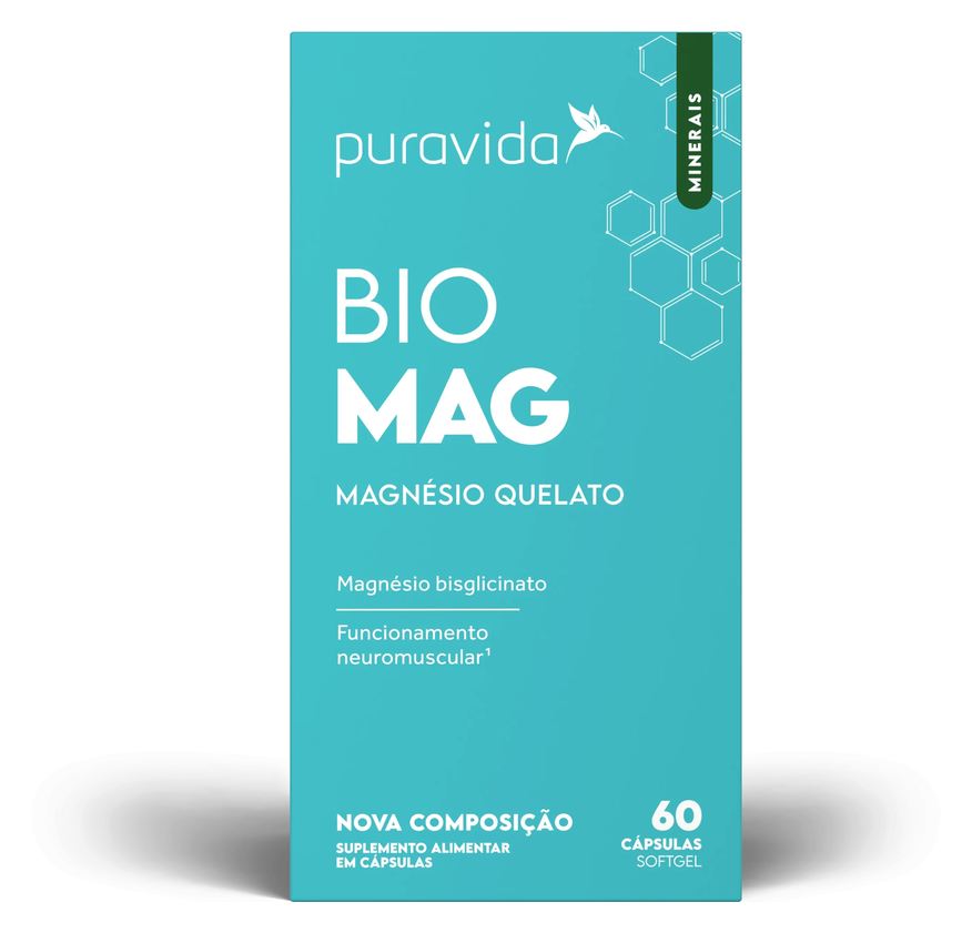 Alimentar Suplemento Puravida Bio Mag 60 cápsulas