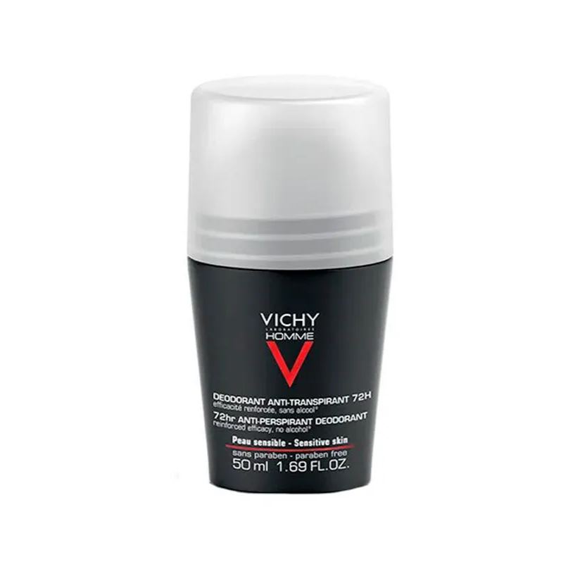 Vichy Desodorante Antitranspirante Roll-On Homme 72h 50ml