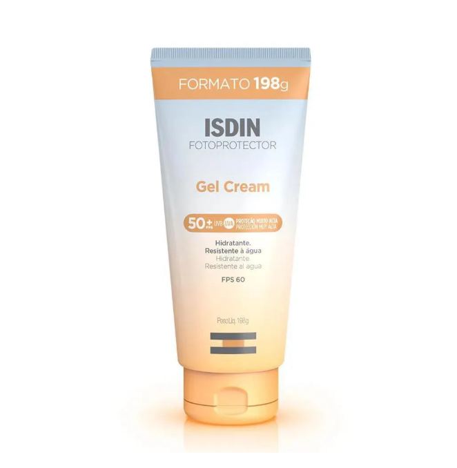 ISDIN Protetor Solar Corporal Fotoprotector Gel Creme FPS50 198g