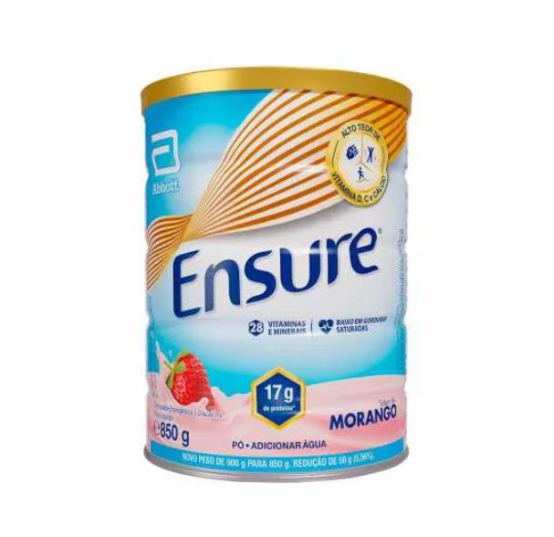 Ensure sabor Morango 850g