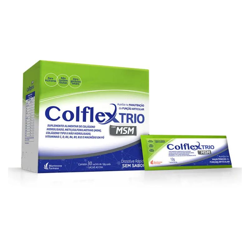Trio Colflex Colágeno Hidrolisado 30 sachês