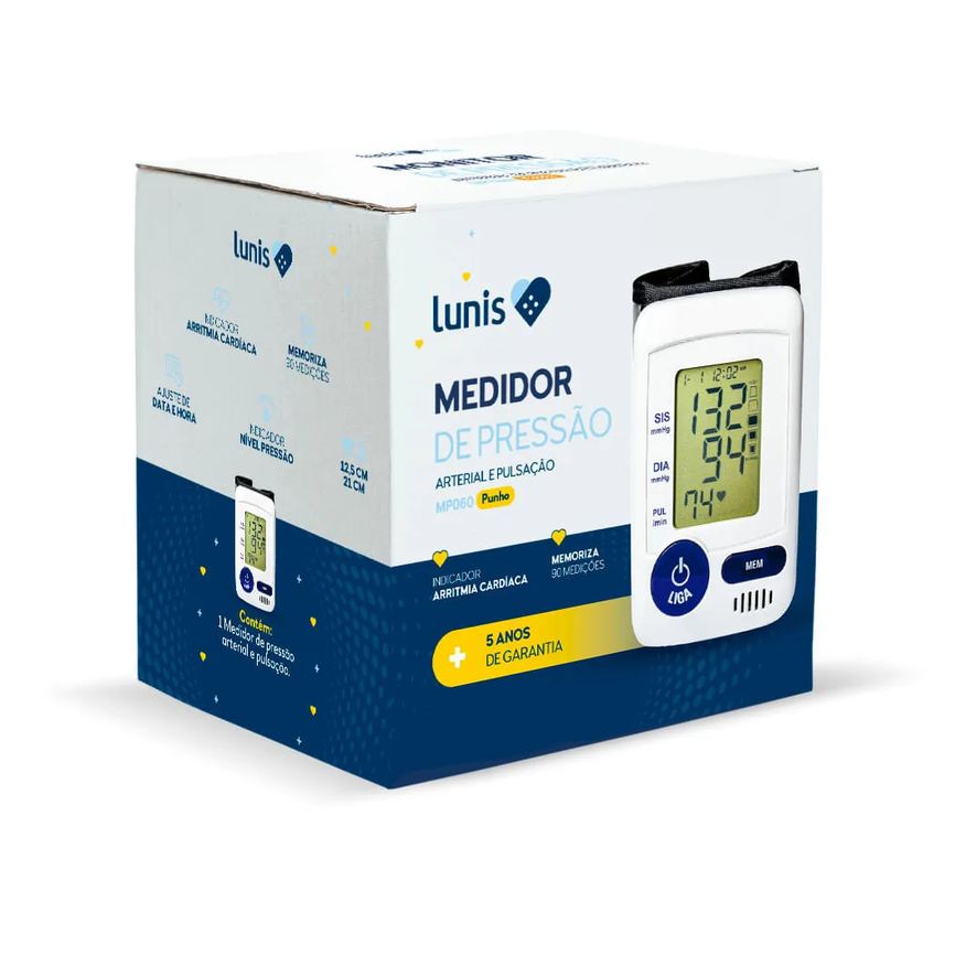 De Aparelho Pressao Lunis Digital De Pulso