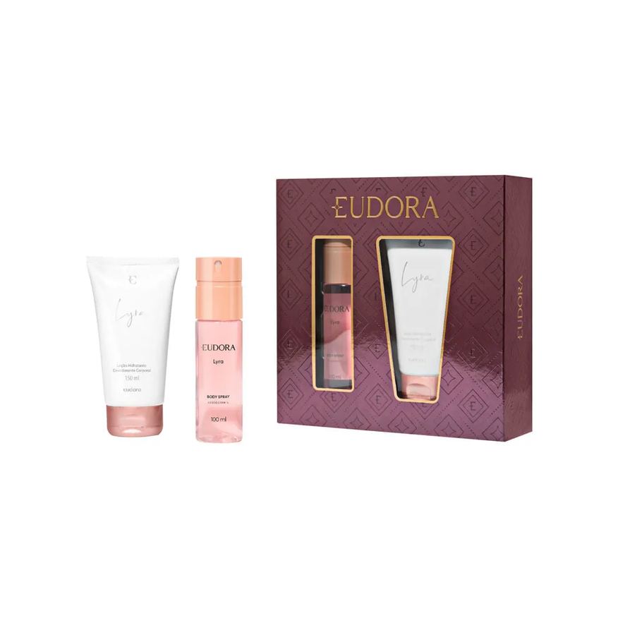 Splash Body Eudora Lyra 100ml + Hidratante 150ml