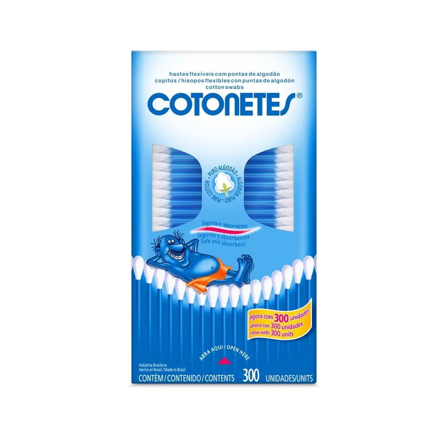 Johnson Cotonetes Johnsons Com 300 Unidades