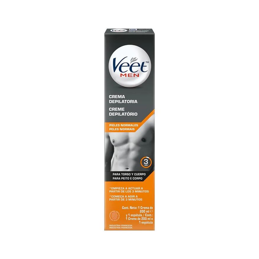 Depilatorio Creme Veet Men 200ml Peles Normais