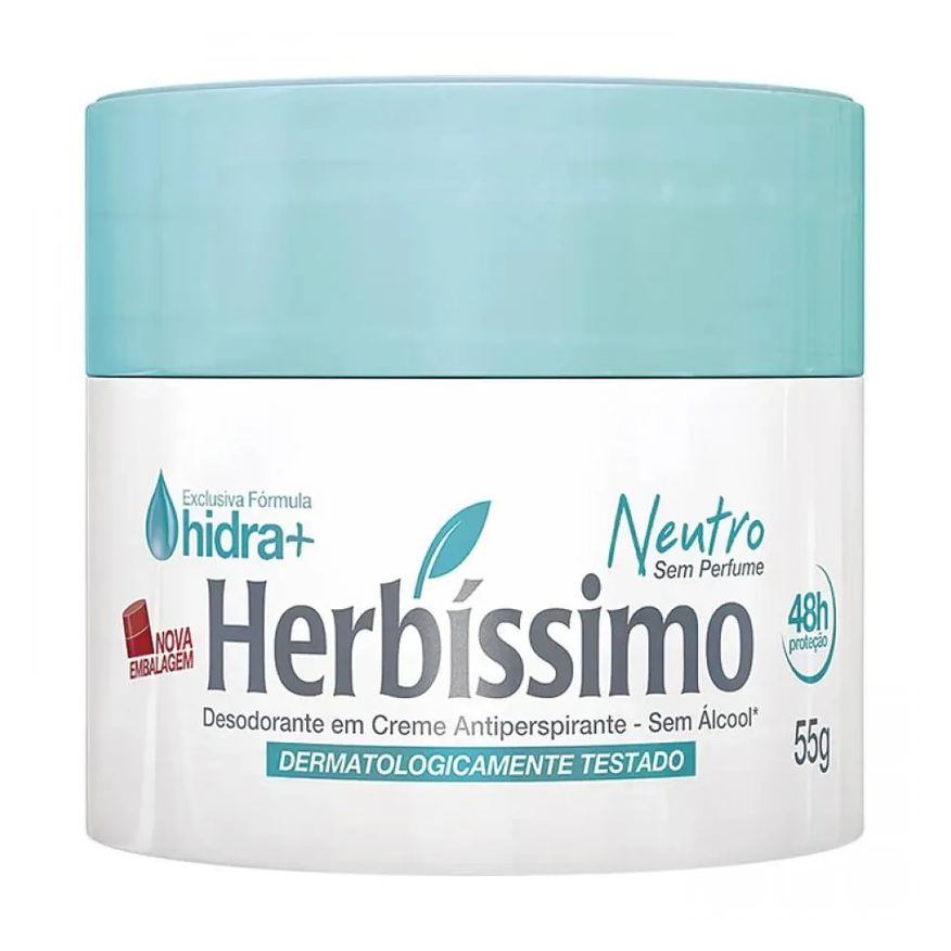 Desodorante Creme Herbíssimo Neutro 55g