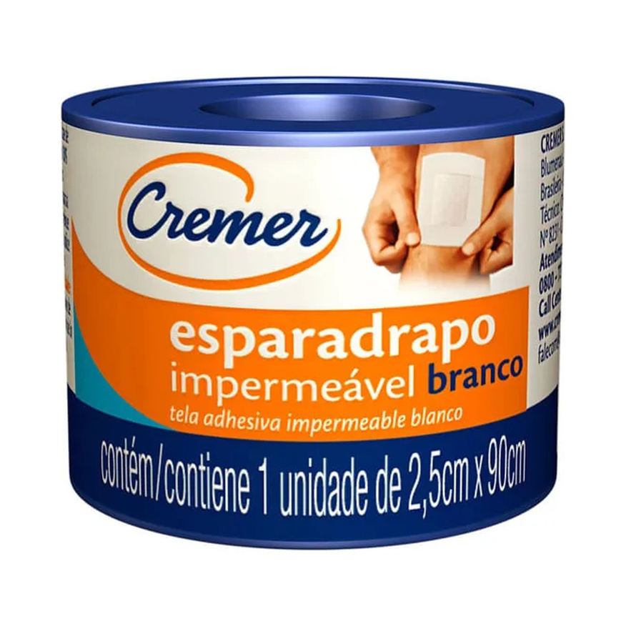 Cremer Esparadrapo 2,5cmx0,9m Branco