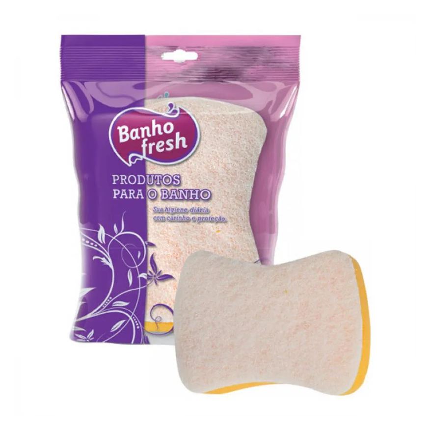 Banho Esponja Fresh Dupla Face