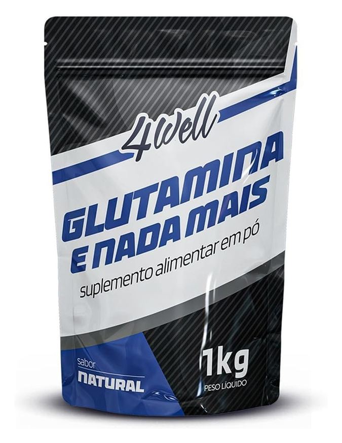 1kg L-Glutamina 4well 100% Pura