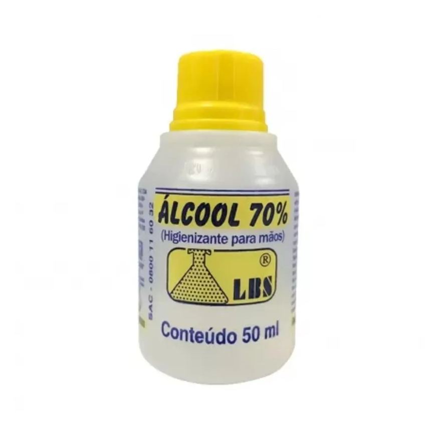 Álcool Lbs 70% Solução 50ml