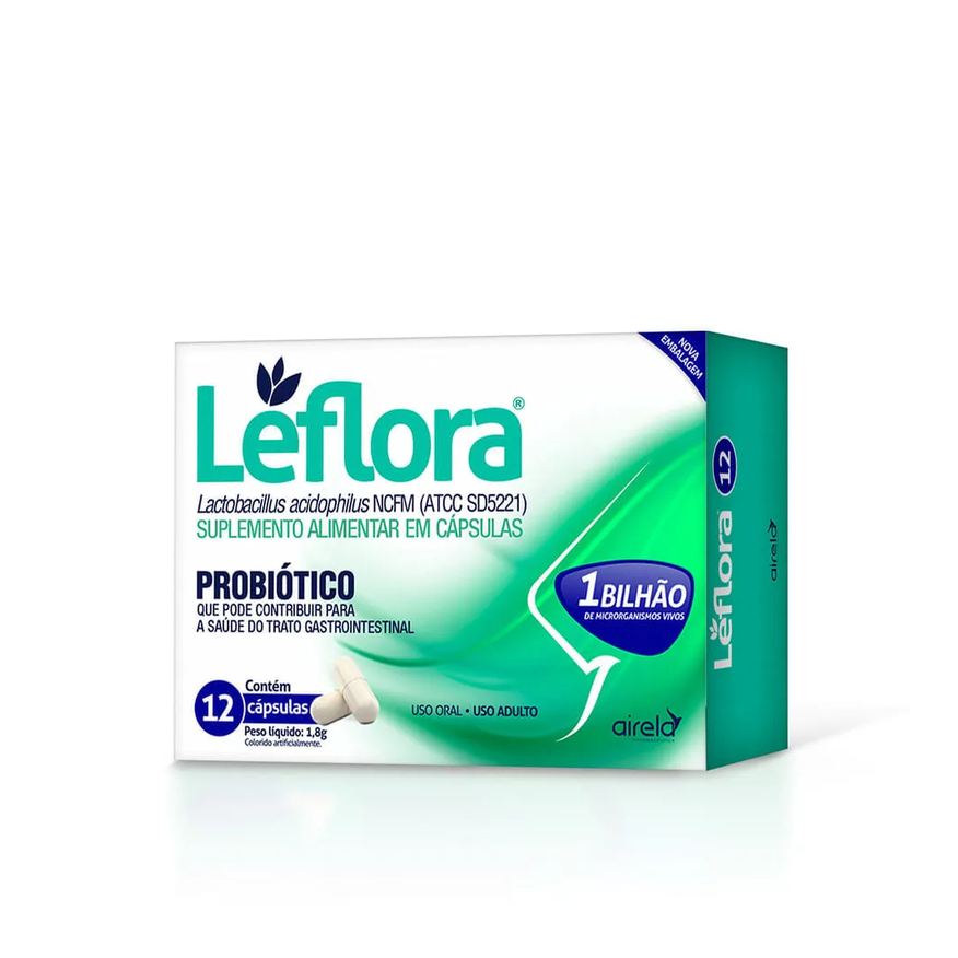 Lactobacillus Leflora Com 12 Capsulas