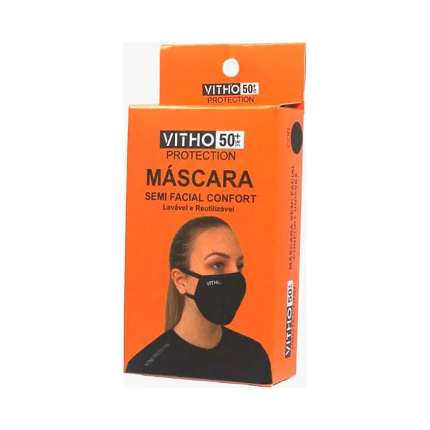 Confort Mascara Com Protecao Uv50 Preto 1 Unidade