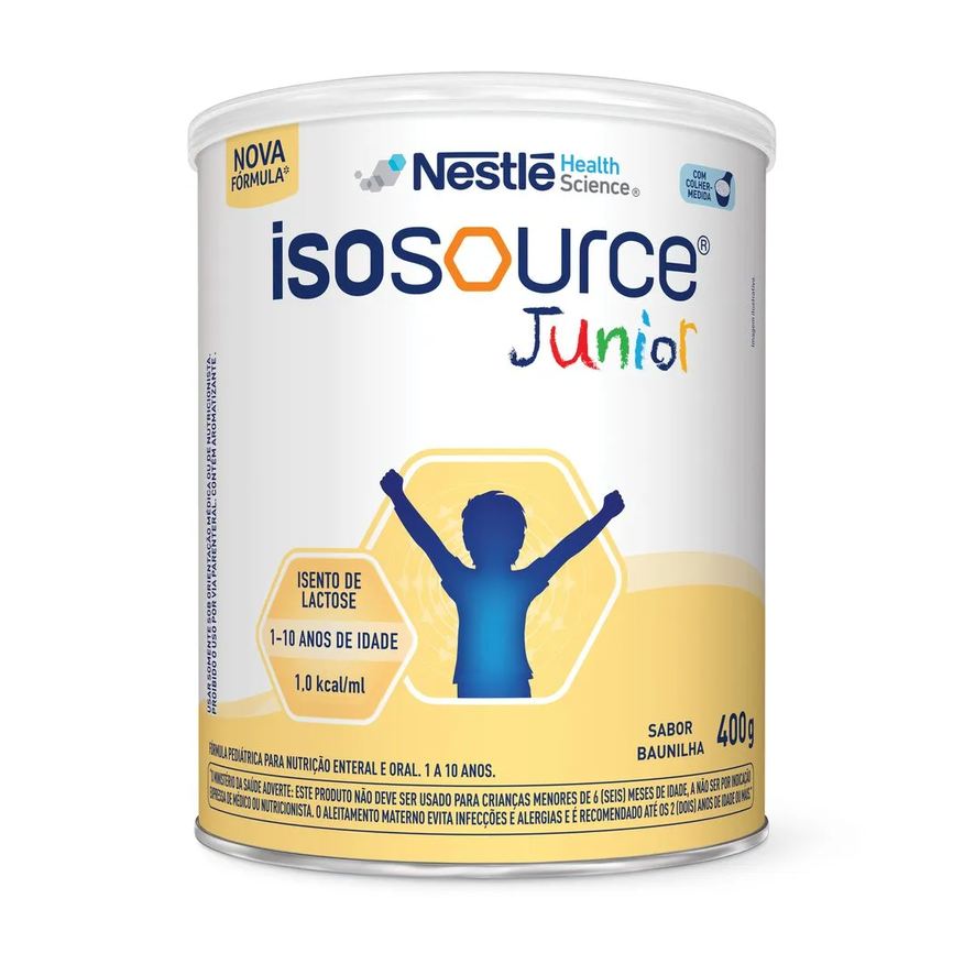 Enteral Nutrição Isosource Junior Baunilha 400g