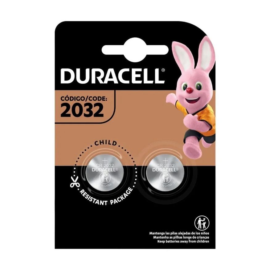 De Pilha Litio Cr2032 Duracell Com 2 Unidades