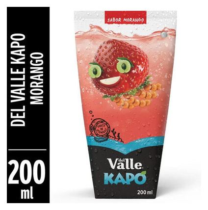Adoçado Refresco Morango Del Valle Kapo Caixa 200ml