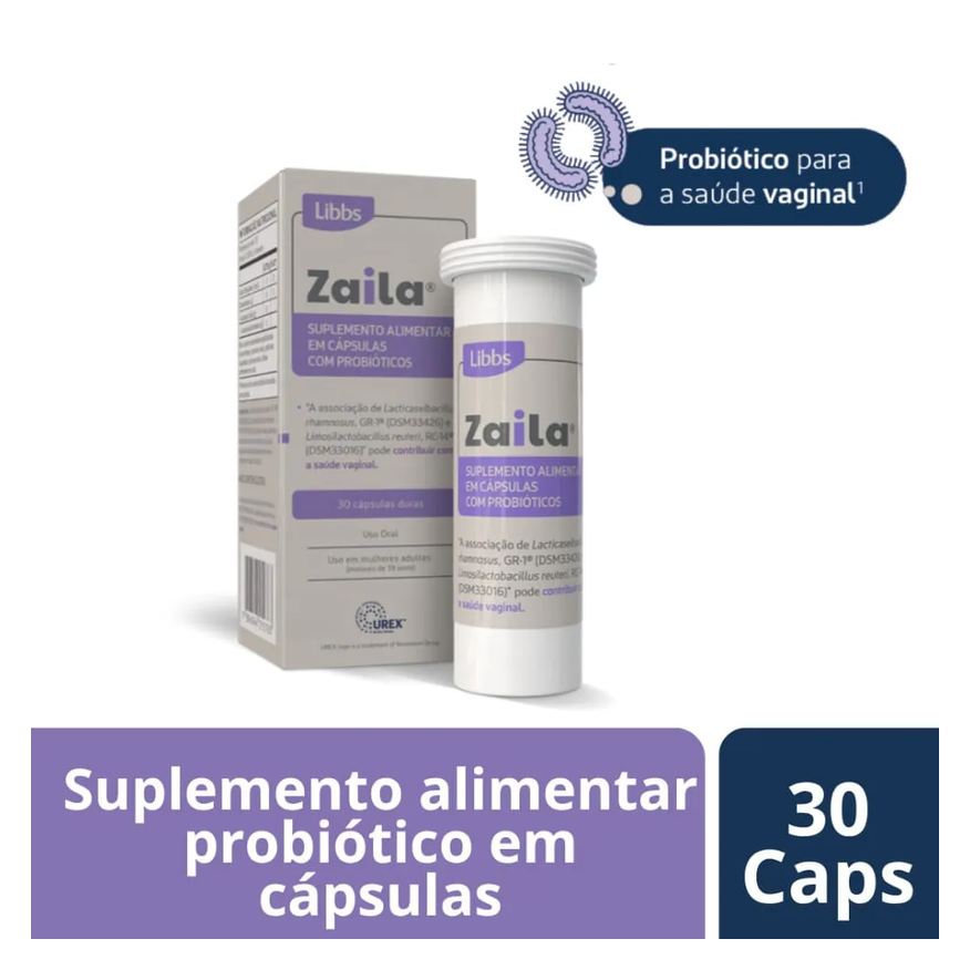 Alimentar Suplemento Zaila Com 30 Capsulas Duras