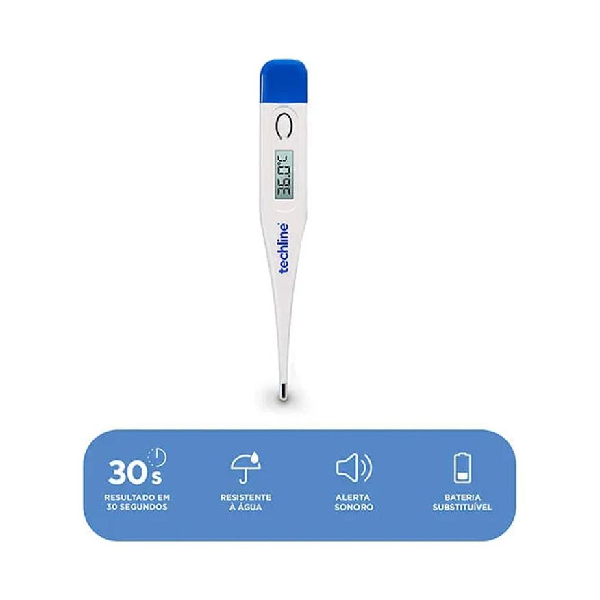 Digital Termometro Branco Techline Ts-101