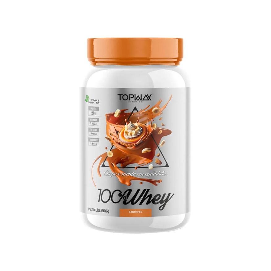 100% Topway Whey 900g Banoffe