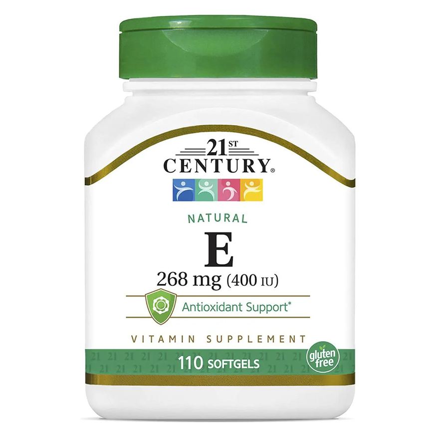 Vitamina e 180mg 400 Ui 110 cápsulas 21st Century