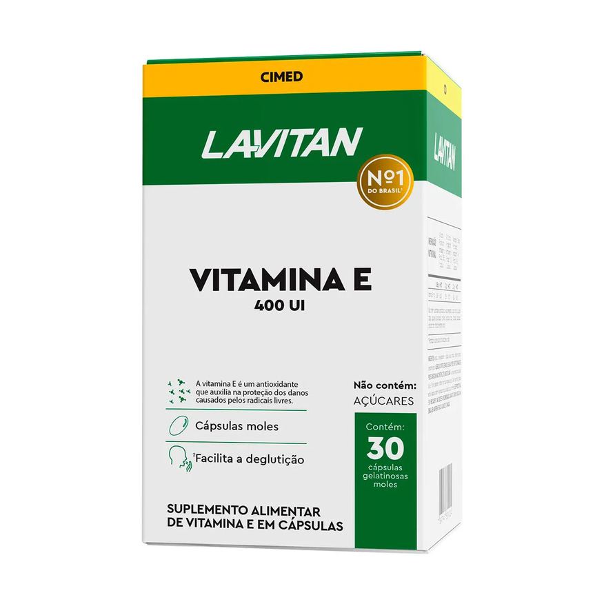 Vitamina E Lavitan 400UI 30 Cápsulas