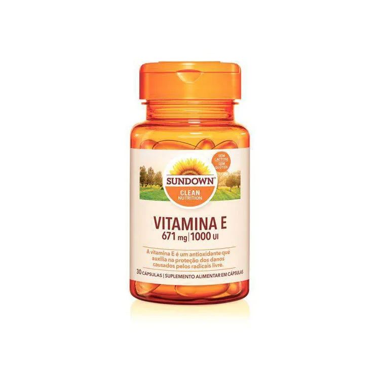 Sundown Vitamina E 1000UI 30 cápsulas