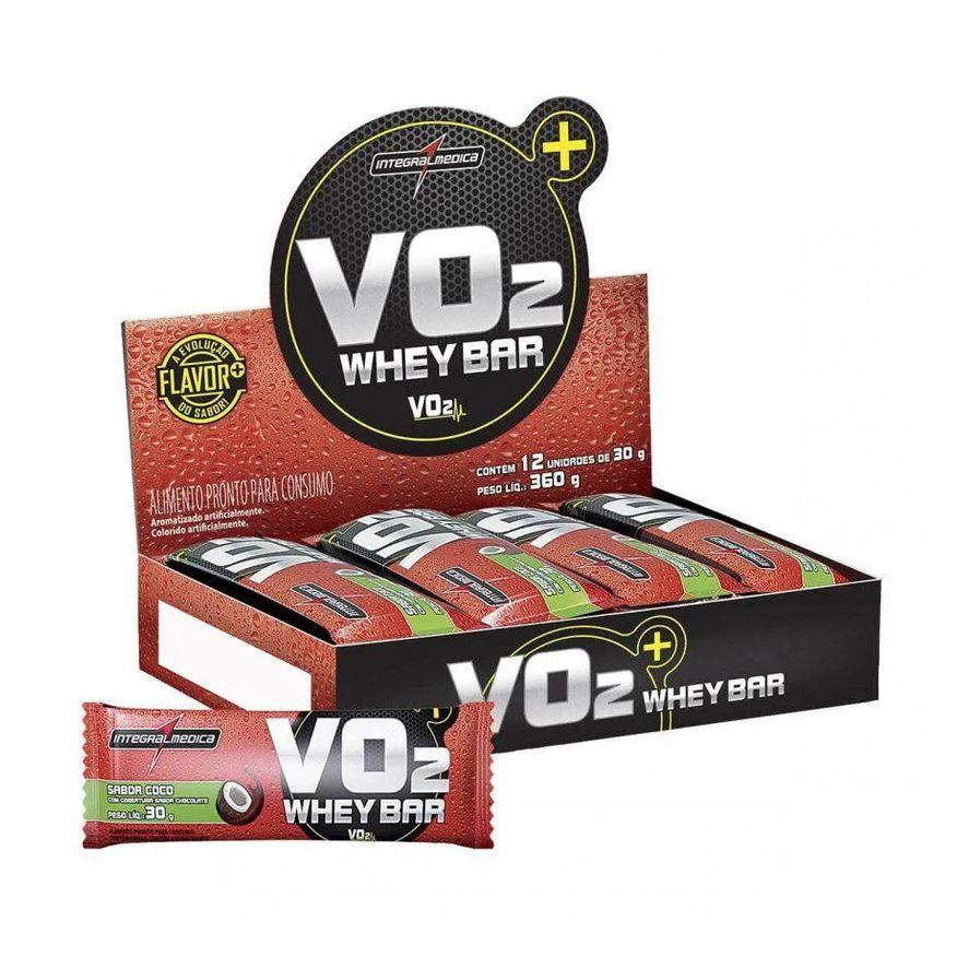 Slim Vo2 Protein Bar Caixa (12 unidades) – Sabor: Coco