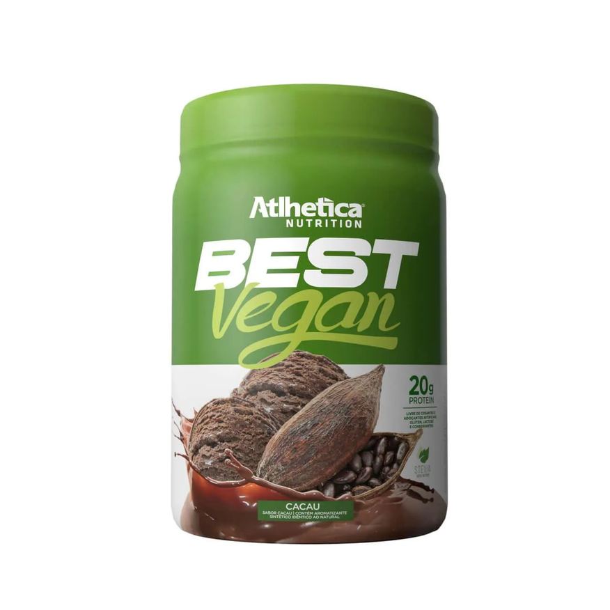 Protein Whey Best Vegan Atlhetica Nutrition Cacau 500g